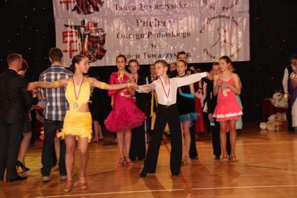 Wicemistrzowie Okręgu Podlaskiego 2013 w kategorii 12-13 lat: Adam Góralski, Julia Dębek