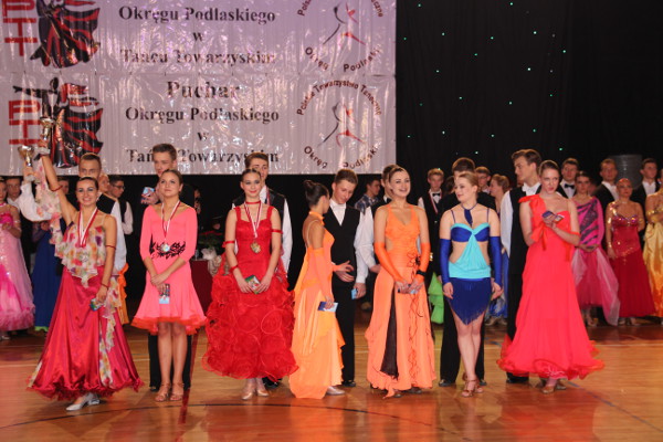 II miejsce w Pucharze Okręgu Podlaskiego 2013 w kategorii pow. 15 lat C: Wiktor Możarowski, Magdalena Demianowicz