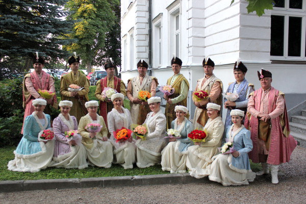 Zespół Pieśni i Tańca „Łomża” podczas Gali w Pałacu.