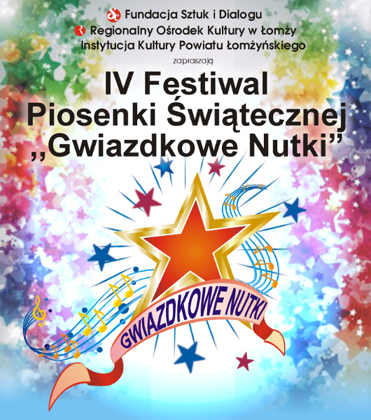 Kolejność występów - IV Festiwal Piosenki Świątecznej ,,Gwiazdkowe Nutki