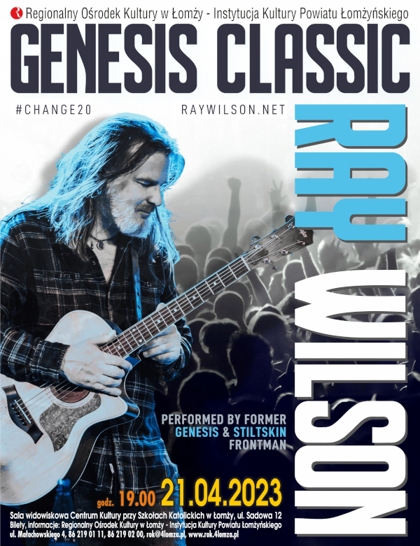 Ray Wilson - Genesis Classic #CHANGE20 - zaproszenie na koncert