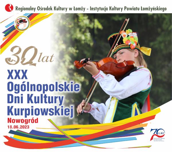 XXX Ogólnopolski Konkurs Zespołów Kurpiowskich 2023 - kolejność występów